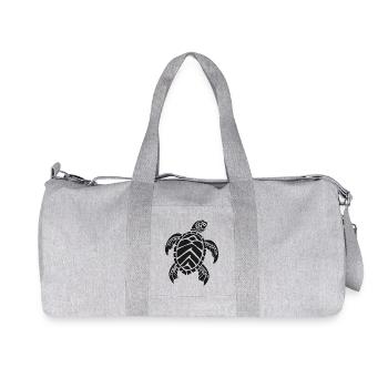 Sea turtle - Recycled Canvas Sports Bag by Stanley/Stella - heather grey - Front