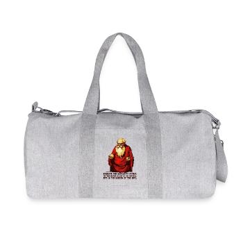 Diogenes' wisdom about simplicity - Recycled Canvas Sports Bag by Stanley/Stella - heather grey - Front