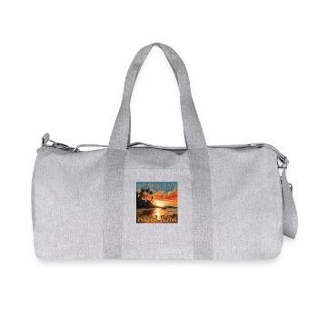 Sommerurlaub auf Koh Jum, Andaman Beach, Thailand - Recycelte Canvas-Sporttasche von Stanley/Stella - Grau meliert - Vorne