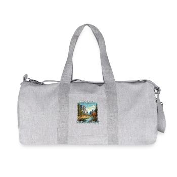 États-Unis Parc national de Yosemite Sierra Nevada Colorful Cool - Sac de sport en toile recyclée Stanley/Stella - gris chiné - Devant