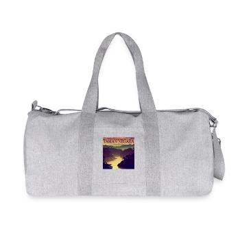 Malaysia Taman Negara National Park Sunset - Recycled Canvas Sports Bag by Stanley/Stella - heather grey - Front