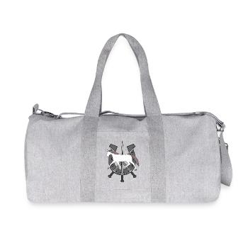 Cheval Ross Cheval Fer à cheval Épées Cavalier d’épée - Sac de sport en toile recyclée Stanley/Stella - gris chiné - Devant