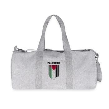 Drapeau de la Palestine, fierté palestinienne - Sac de sport en toile recyclée Stanley/Stella - gris chiné - Devant