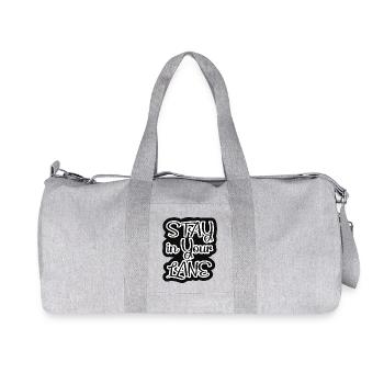 sTAY IN yOUR lANE - Recycled Canvas Sports Bag by Stanley/Stella - heather grey - Front
