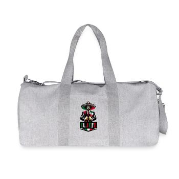 El Jefe El Patrón in Spanish Funny Mexican Quote - Recycled Canvas Sports Bag by Stanley/Stella - heather grey - Front