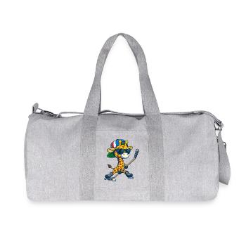 Bâton de hockey sur glace lunatique Double bâtongirafe - Sac de sport en toile recyclée Stanley/Stella - gris chiné - Devant