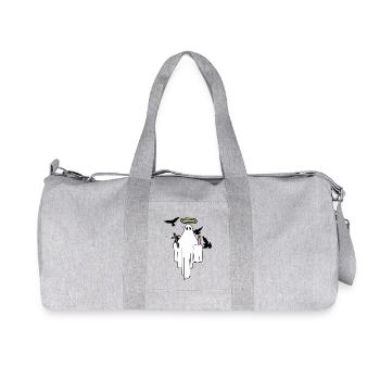 Holy Spirit Enlightenment Halo Cross - Recycled Canvas Sports Bag by Stanley/Stella - heather grey - Front