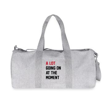 A Lot Going On At The Moment - Recycled Canvas Sports Bag by Stanley/Stella - heather grey - Front