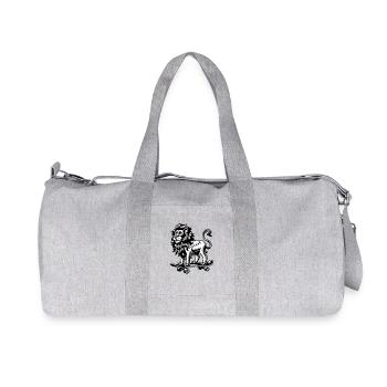 Lion Big Cat Skateboarder Style Classique - Sac de sport en toile recyclée Stanley/Stella - gris chiné - Devant