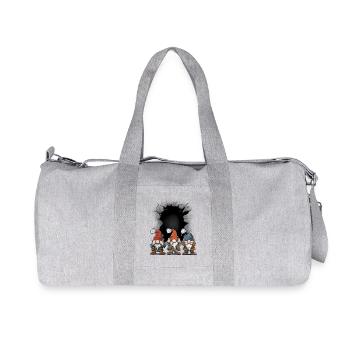 Dwarfs, Dwarfs, Gnomes, , , Fairy Tales, Child - Recycled Canvas Sports Bag by Stanley/Stella - heather grey - Front