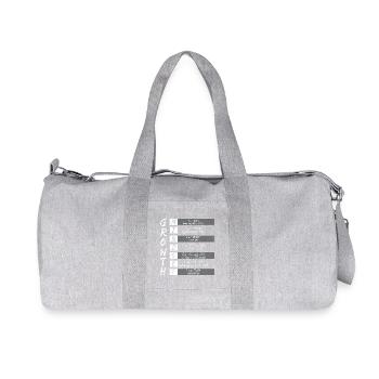 WACHSTUM MINIMUM - Recycelte Canvas-Sporttasche von Stanley/Stella - Grau meliert - Vorne