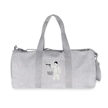 Classic Inspiration Illustration - Recycled Canvas Sports Bag by Stanley/Stella - heather grey - Front