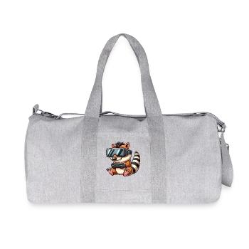 Hyäne VR Gamer Virtual Reality Zocker - Recycelte Canvas-Sporttasche von Stanley/Stella - Grau meliert - Vorne