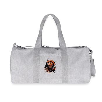 Spartan Sparta Helmet Gladiator - Recycled Canvas Sports Bag by Stanley/Stella - heather grey - Front