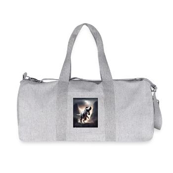 Dinosaure tyrannosaure rex impressionnant - Sac de sport en toile recyclée Stanley/Stella - gris chiné - Devant