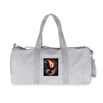 epic fire phoenix - Recycled Canvas Sports Bag by Stanley/Stella - heather grey - Front