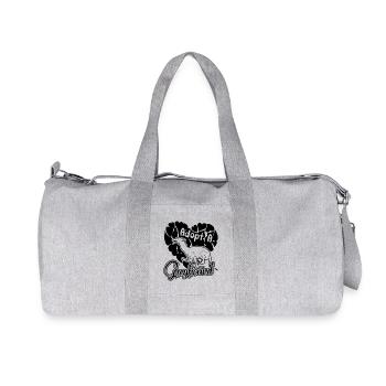 Adopt a Greyhound - Recycled Canvas Sports Bag by Stanley/Stella - heather grey - Front
