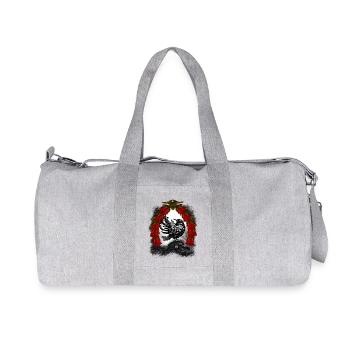 Personnage de conte de fées : Corbeau, Corbeau, Corbeau, Corbeau, Conte de fées - Sac de sport en toile recyclée Stanley/Stella - gris chiné - Devant