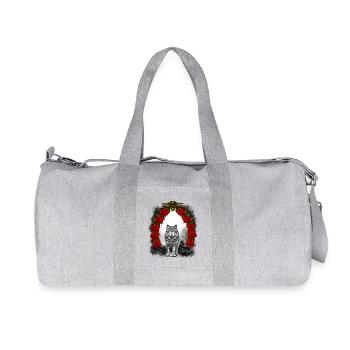 Noël Noël Conte de fées loup loups enfants - Sac de sport en toile recyclée Stanley/Stella - gris chiné - Devant