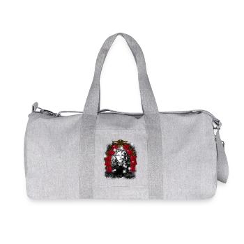 Mystique Magique Conte de fées Conte de fées Personnage Sorcière - Sac de sport en toile recyclée Stanley/Stella - gris chiné - Devant