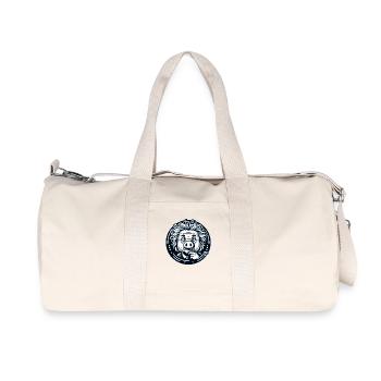 Albert Schweinstein das Genie - Recycelte Canvas-Sporttasche von Stanley/Stella - Naturweiß - Vorne