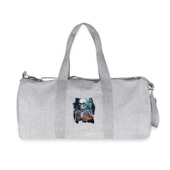 Halloween Ghost Ghosts Nature Lover - Recycled Canvas Sports Bag by Stanley/Stella - heather grey - Front