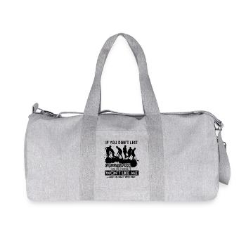 If You Don't Like Floorball - Recycled Canvas Sports Bag by Stanley/Stella - heather grey - Front