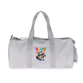 Carnaval raton laveur Cologne Alaaf Costume Cologne Drôle - Sac de sport en toile recyclée Stanley/Stella - gris chiné - Devant