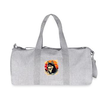 Rauque - Sac de sport en toile recyclée Stanley/Stella - gris chiné - Devant