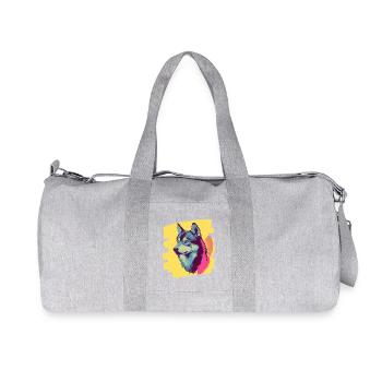 Rauque - Sac de sport en toile recyclée Stanley/Stella - gris chiné - Devant
