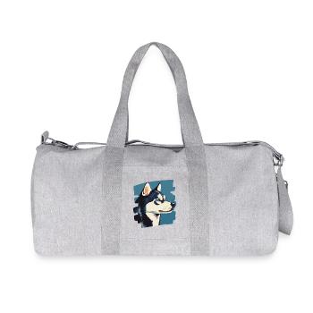 Rauque - Sac de sport en toile recyclée Stanley/Stella - gris chiné - Devant