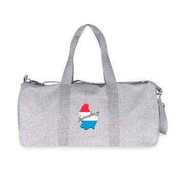 Flag of Luxembourg, Luxembourg pride - Recycled Canvas Sports Bag by Stanley/Stella - heather grey - Front
