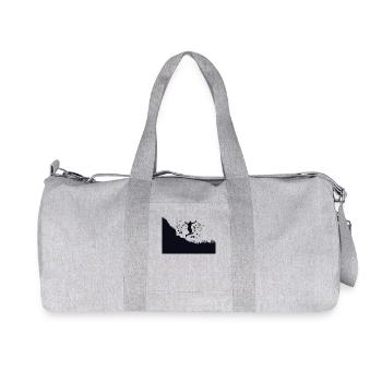 Trail Runner Cross Trail Mountain Runner - Recycled Canvas Sports Bag by Stanley/Stella - heather grey - Front