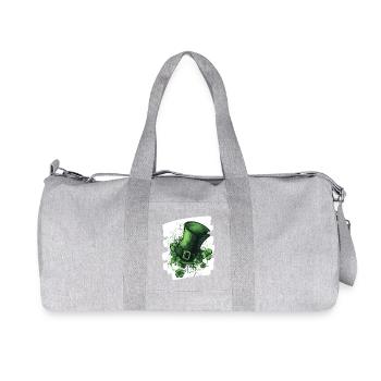 La Saint-Patrick - Sac de sport en toile recyclée Stanley/Stella - gris chiné - Devant