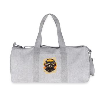 Raccoon - Recycled Canvas Sports Bag by Stanley/Stella - heather grey - Front