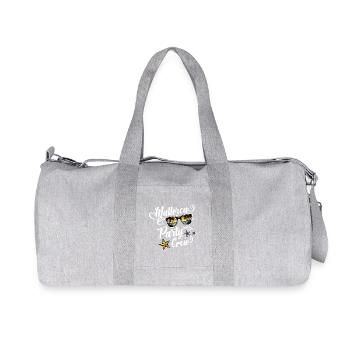 Mallorca Party Crew Summer - Recycled Canvas Sports Bag by Stanley/Stella - heather grey - Front
