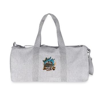 Jimny 4x4 Stay Wild Offroad Off-Road Off Road Car - Recycled Canvas Sports Bag by Stanley/Stella - heather grey - Front