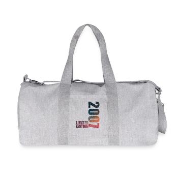 Édition Limitée 2007 18ème Cadeau d’Anniversaire - Sac de sport en toile recyclée Stanley/Stella - gris chiné - Devant