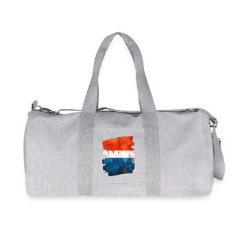 Drapeau néerlandais Pays-Bas Pays-Bas - Sac de sport en toile recyclée Stanley/Stella - gris chiné - Devant