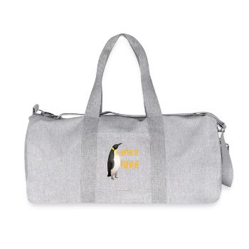 Before you ask! NO! - Recycled Canvas Sports Bag by Stanley/Stella - heather grey - Front