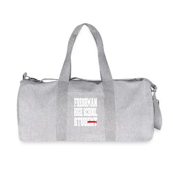 Freshman High School Student Bold Pride - Recycled Canvas Sports Bag by Stanley/Stella - heather grey - Front