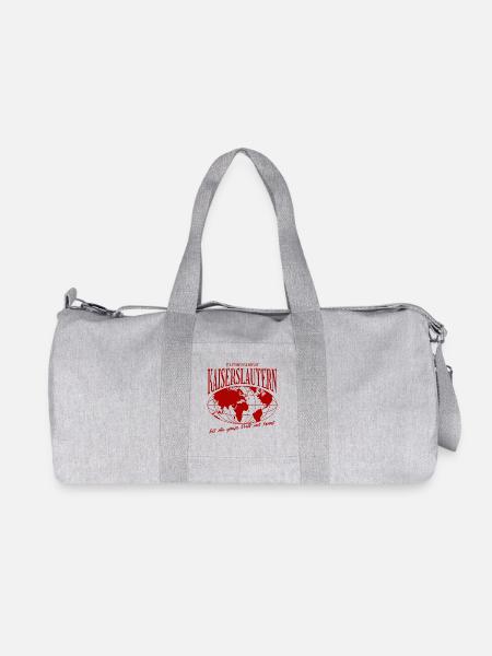 Kaiserslautern Heimat Fußball Geschenk - Recycelte Canvas-Sporttasche von Stanley/Stella - Grau meliert