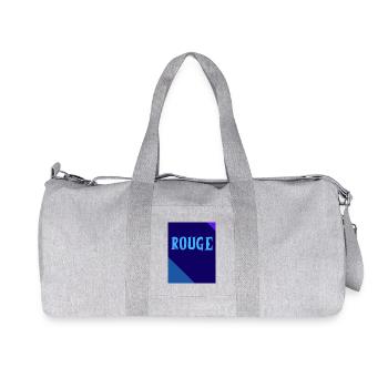 ROUGE Tableau Rectangle Triangles - Sac de sport en toile recyclée Stanley/Stella - gris chiné - Devant
