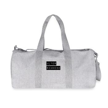 Old Swede Funny Expression Saying - Recycled Canvas Sports Bag by Stanley/Stella - heather grey - Front