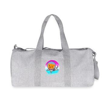 Catronaut Space Cat Mignon Astronaute Humour - Sac de sport en toile recyclée Stanley/Stella - gris chiné - Devant
