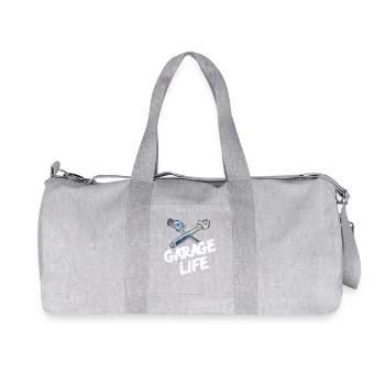 Garage Life Wrench Tools Mechanic Lifestyle - Recycelte Canvas-Sporttasche von Stanley/Stella - Grau meliert - Vorne