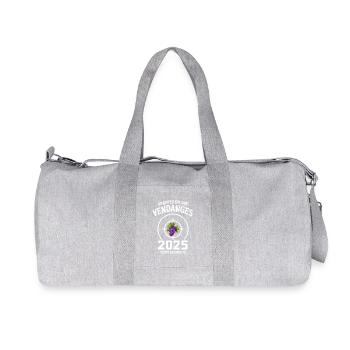 Harvest 2025 Bunch of Vines and Target - Recycled Canvas Sports Bag by Stanley/Stella - heather grey - Front