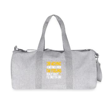 blague drôle de mécanicien de voiture ne fixe qu’un seul quand fou - Sac de sport en toile recyclée Stanley/Stella - gris chiné - Devant