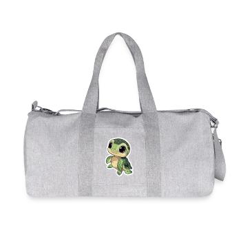Turtle - Recycled Canvas Sports Bag by Stanley/Stella - heather grey - Front