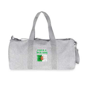 Drapeau de Fuerteventura avec armoiries - Sac de sport en toile recyclée Stanley/Stella - gris chiné - Devant